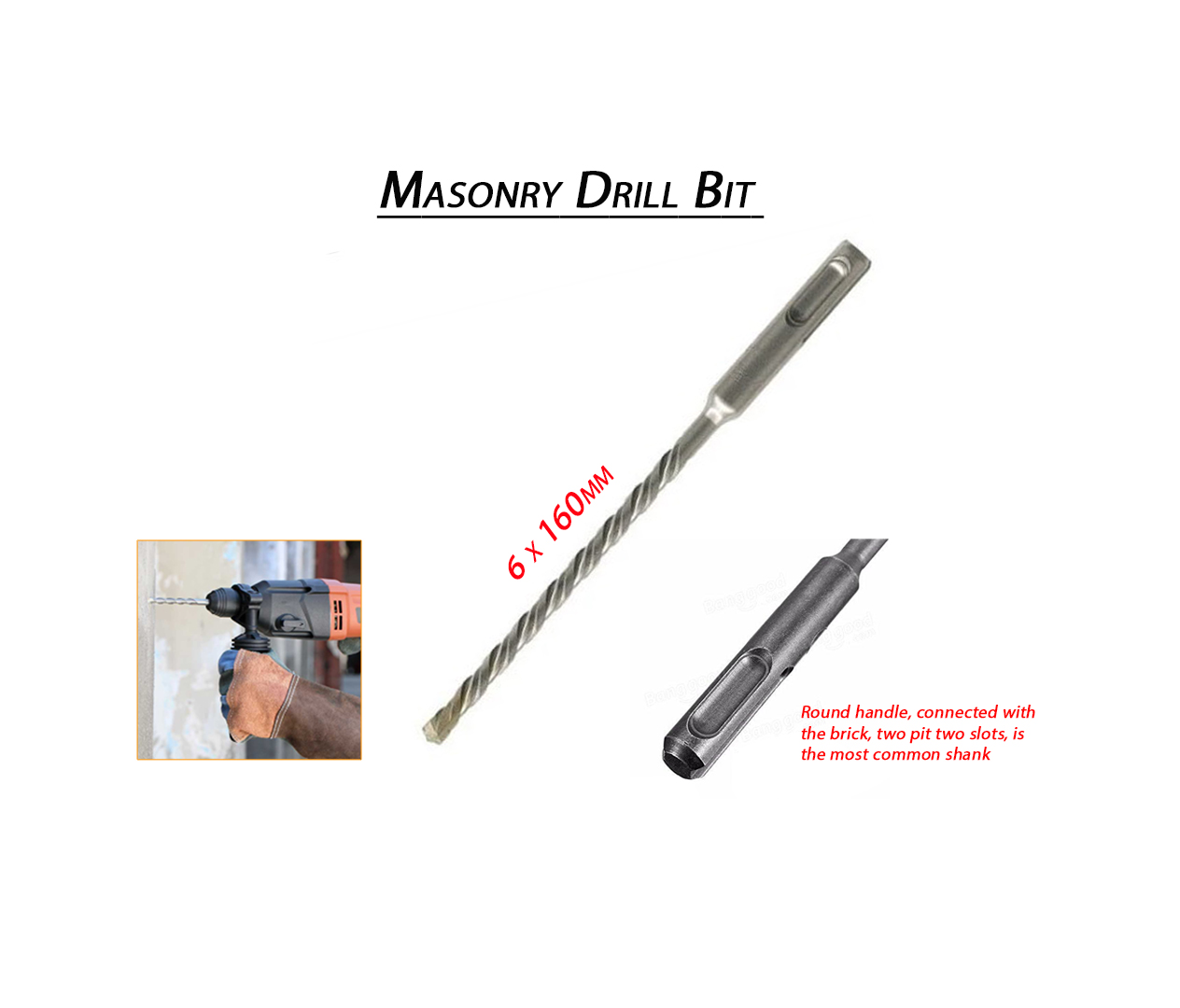 Masonry Drill Bit (6X160Mm)..